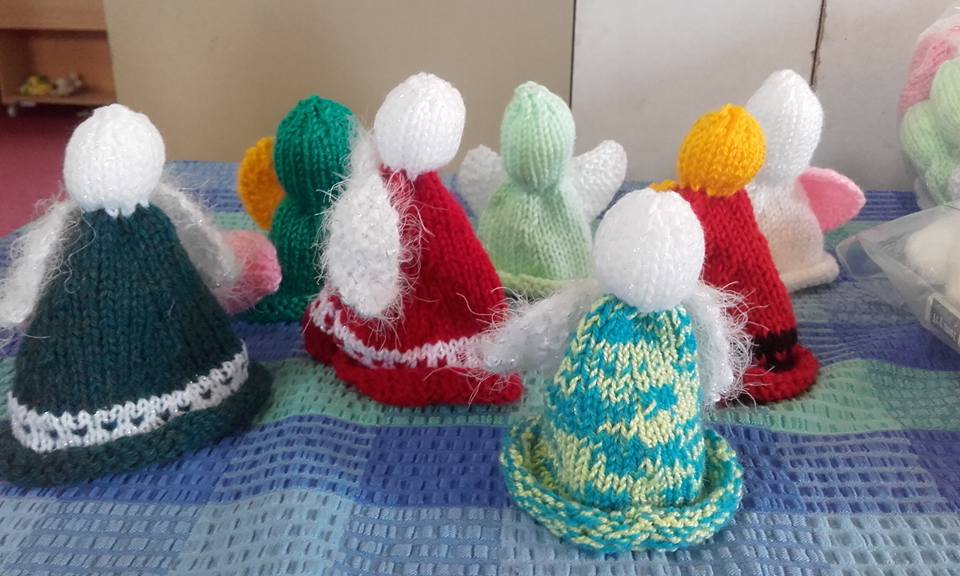 Knitted angels Christmas 2019